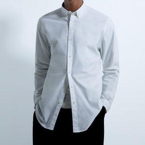 Men's combed cotton anti-wrinkle shirt