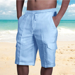 Men's new multi-bag lasper beach overalls