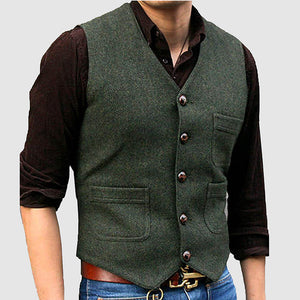 Men's Casual Sleeveless Multi-Pocket Vest