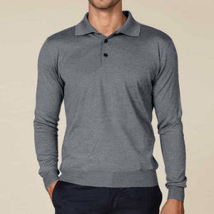 Cashmere Sweater Polo Shirt