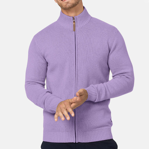 Men's Fall Half Turtleneck Zipper Sweater