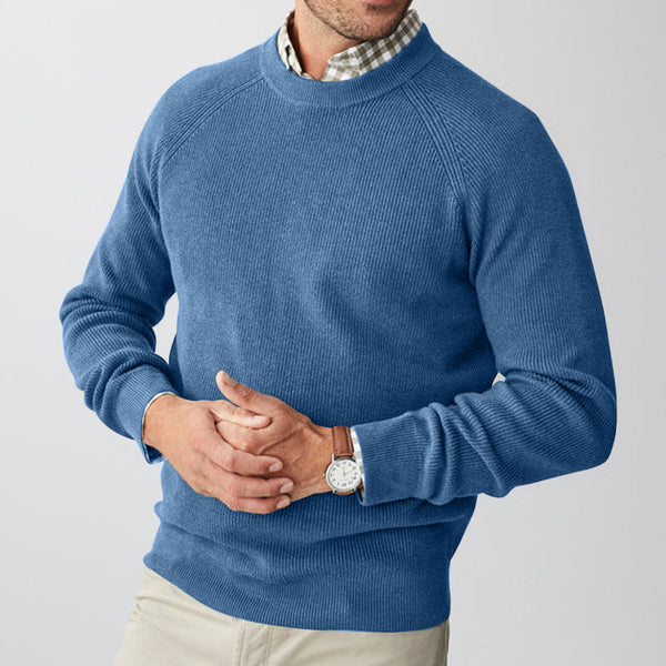 Men's Cotton Pullover Knit Sweater