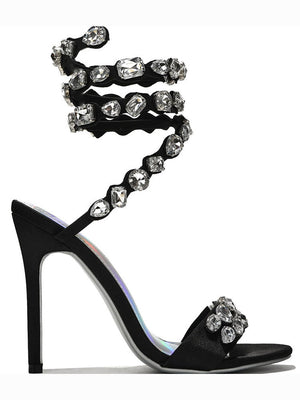 Gems Embellished Heels