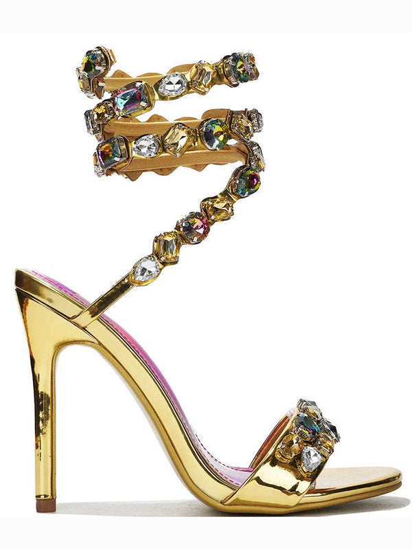 Gems Embellished Heels