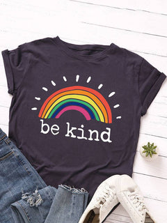 Be Kind Rainbow Tee