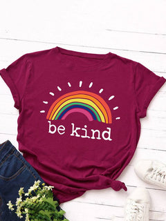 Be Kind Rainbow Tee