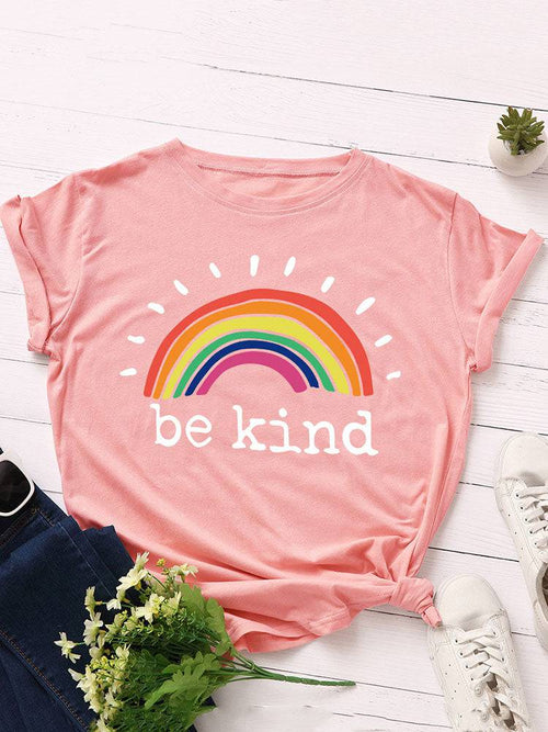 Be Kind Rainbow Tee