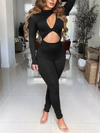 Cutout Twist Front Jumpsuit