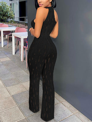 Halter Sleeveless Jumpsuit