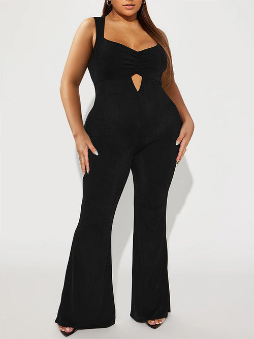 Cutout Sleeveless Jumpsuit