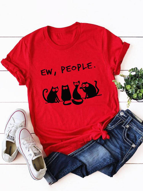 Ew People Cats Tee