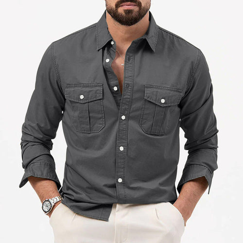 Men's Vintage Long Sleeve Shirt