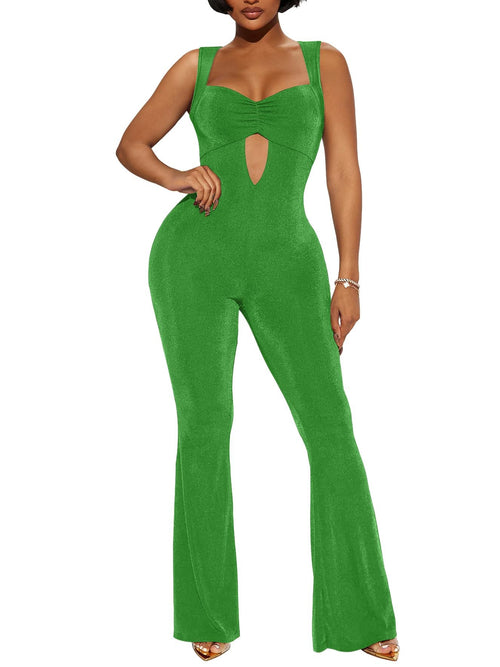 Cutout Sleeveless Jumpsuit