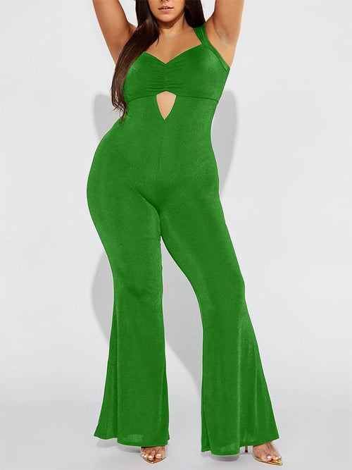 Cutout Sleeveless Jumpsuit