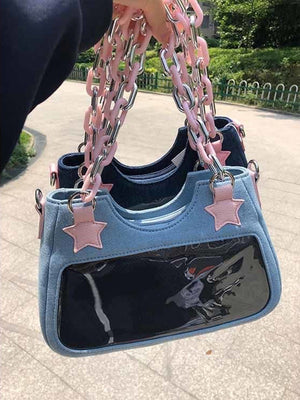 Star Denim Bag