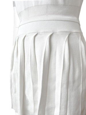 Golf Polo Top & Pleated Skirt Set