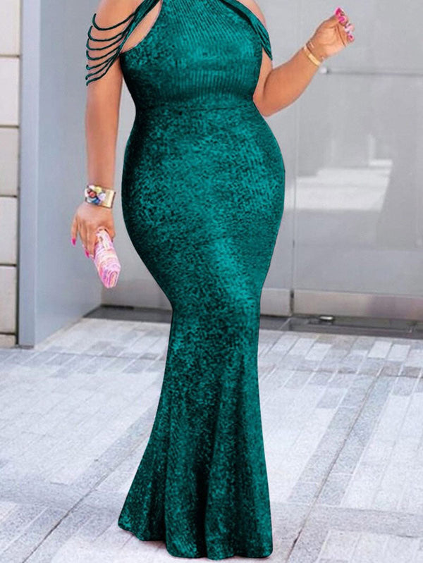 Sequin Mermaid Maxi Dress