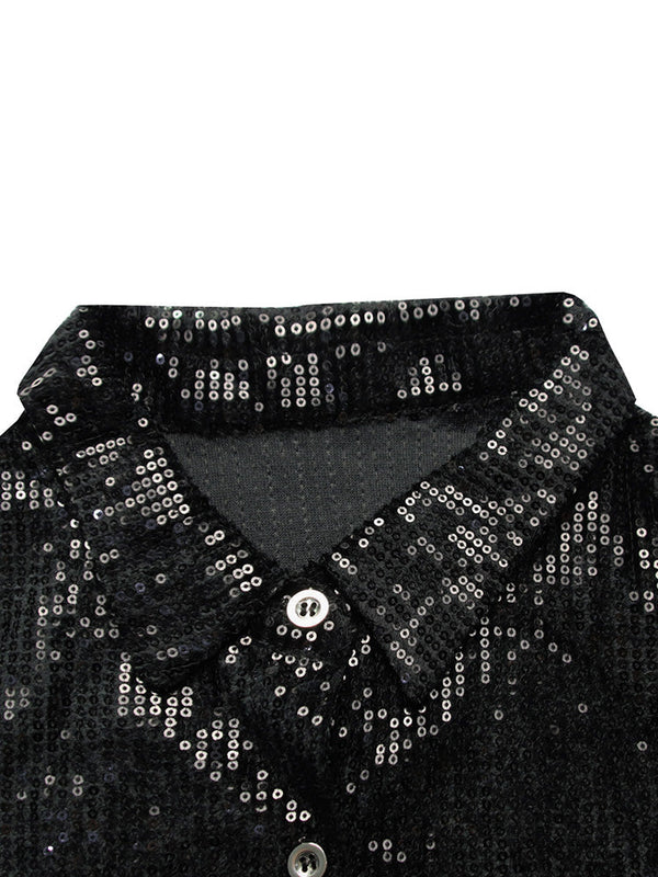 Velvet Sequin Shirt