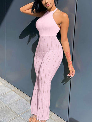 Halter Sleeveless Jumpsuit