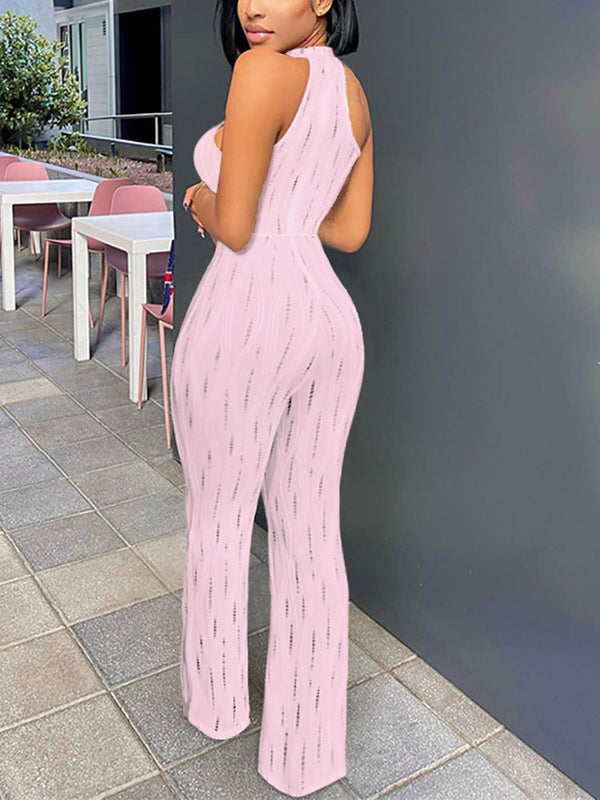 Halter Sleeveless Jumpsuit