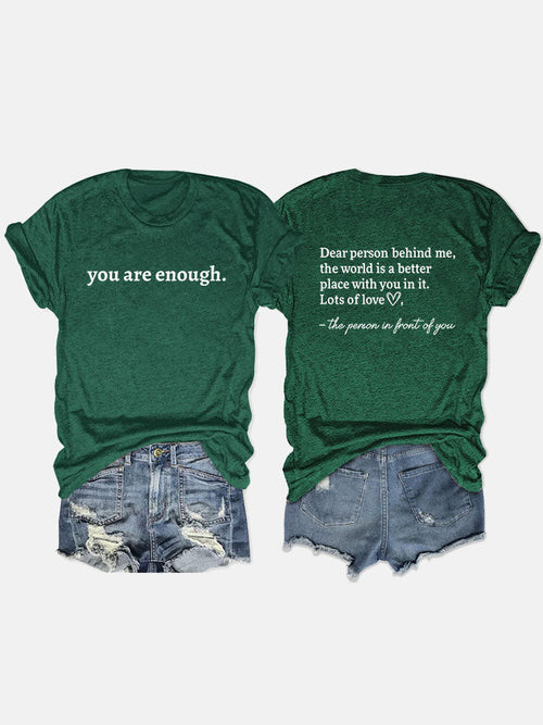 You Are Enough Tee