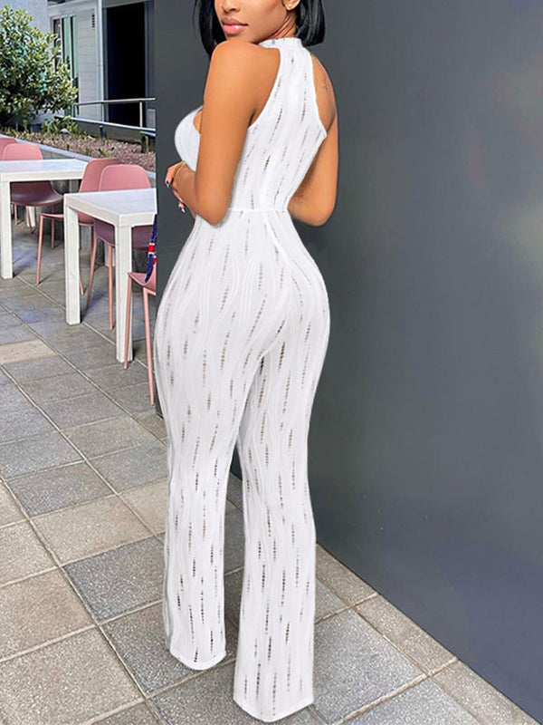 Halter Sleeveless Jumpsuit