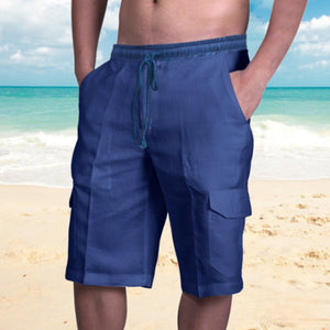 Men's new multi-bag lasper beach overalls