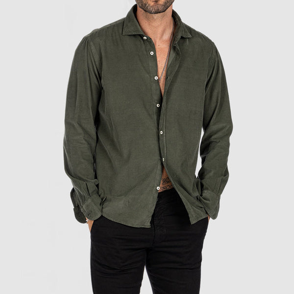 Men's Spring Thin Everyday Corduroy Shirt