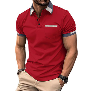 Men's Summer Polo Short Sleeve Shirt