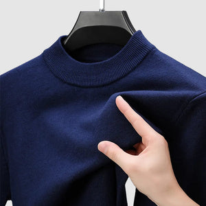 Men's Basic Bottom Cashmere Sweater