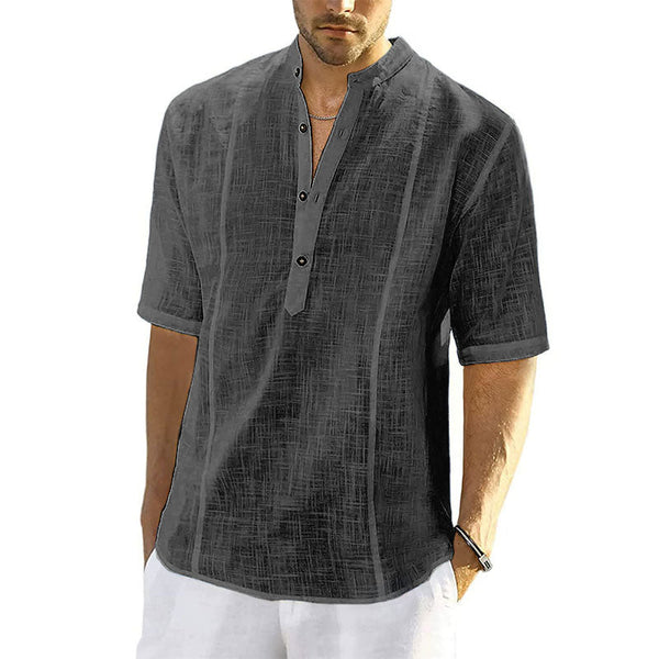 Premium Linen Comfortable Casual Short-Sleeve Shirts