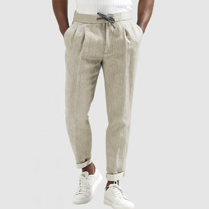 Gentleman's Cotton Lace-Up Trousers