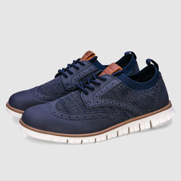 Men's Outdoor Knit Casual Lace-Up Shoes