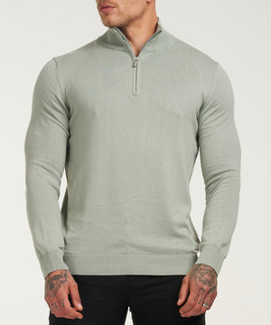 Gentleman's Cashmere Half Zip Sweater