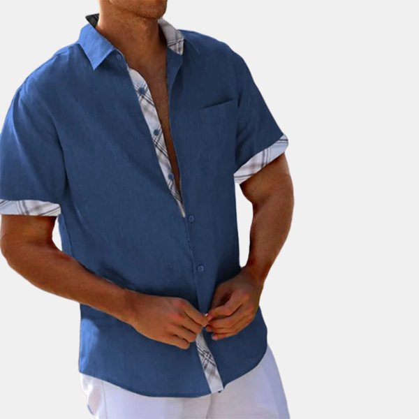 Men's Linen Shirt Summer Shirt Casual Shirt Beach Shirt