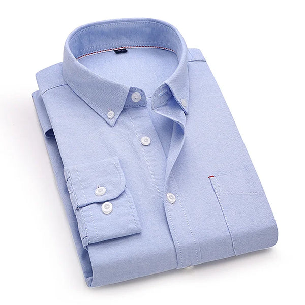 Men's Cotton Oxford Wrinkle Resistant Shirt