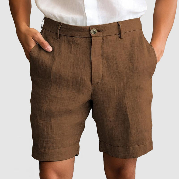 Gentleman's Casual Cotton Linen Shorts