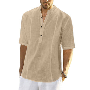 Premium Linen Comfortable Casual Short-Sleeve Shirts