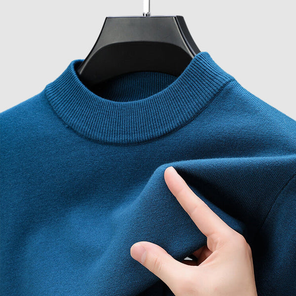 Men's Basic Bottom Cashmere Sweater