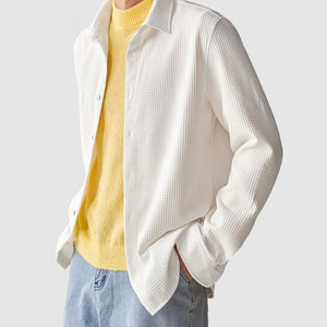 Men's Casual Everyday Waffle Shirt