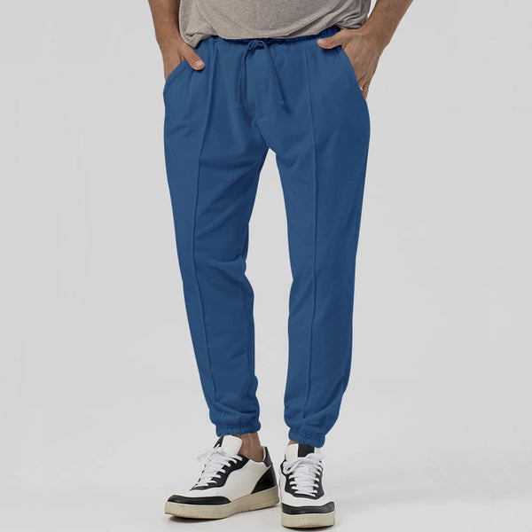 Men's Solid Color Loose Casual Pants