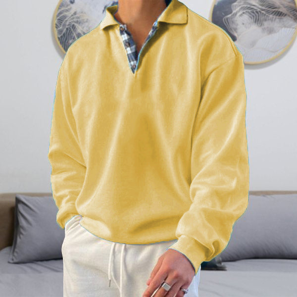 Gentleman Ocean Casual Cashmere Basic Sweater