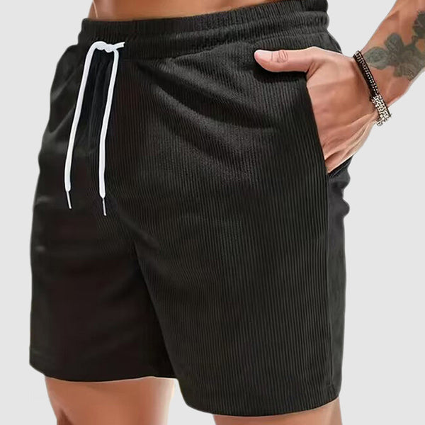 Men's Casual Corduroy Seaside Beach Shorts