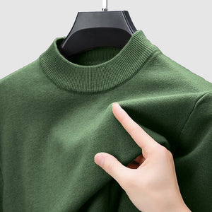 Men's Basic Bottom Cashmere Sweater