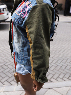 Contrast Denim Jacket