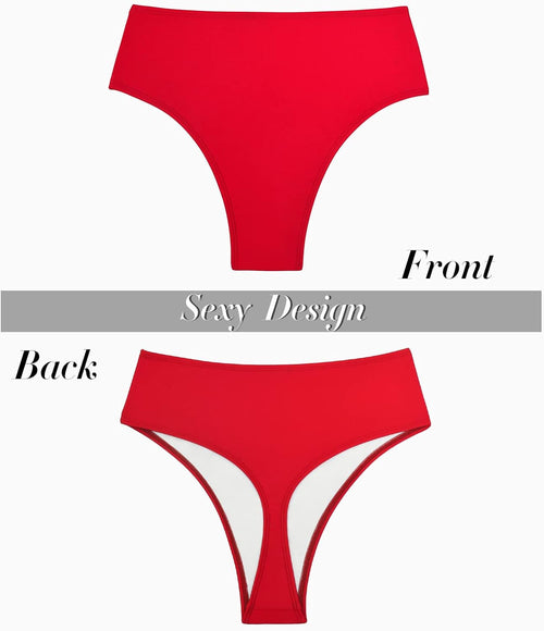 YM & Dancer C43 Women's Thong Rave Bottoms High Waisted High Cut Bikini Bottoms