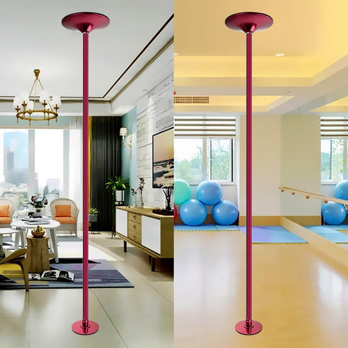 YM & Dancer E85 Pole Dancing Pole for Home - 45mm Spinning Dance Pole with Extension, Portable Dance Pole, Great for Bedroom, Pole Dance Studio & Pole Fitness