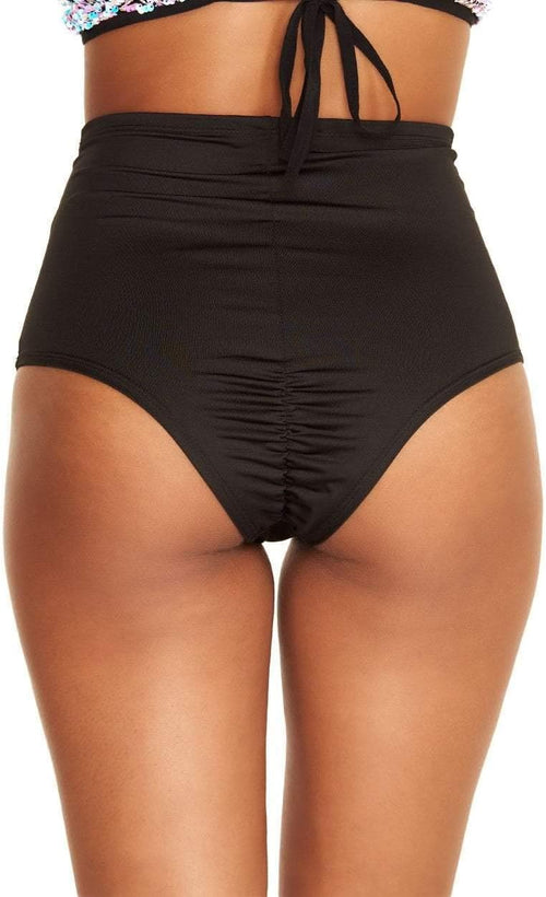 YM & Dancer C16 High Waisted Booty Shorts for Women - Spandex Rave Bottoms Pole Shorts