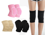 YM & Dancer G70 Knee Pads Sponge Knee Brace Breathable Flexible Elastic Knee Support for Volleyball, Dancing, Football, Yoga, Basketball, and Skating (Medium, Pink 3Pairs)