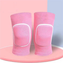 YM & Dancer G70 Knee Pads Sponge Knee Brace Breathable Flexible Elastic Knee Support for Volleyball, Dancing, Football, Yoga, Basketball, and Skating (Medium, Pink 3Pairs)